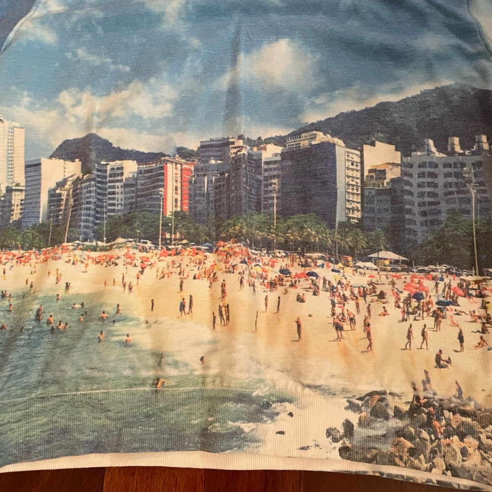 Quirky Beach Print Sweater - Picture 3 of 7
